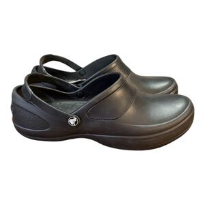 CROCS Mercy Work Clogs Women’s Size 10 Black